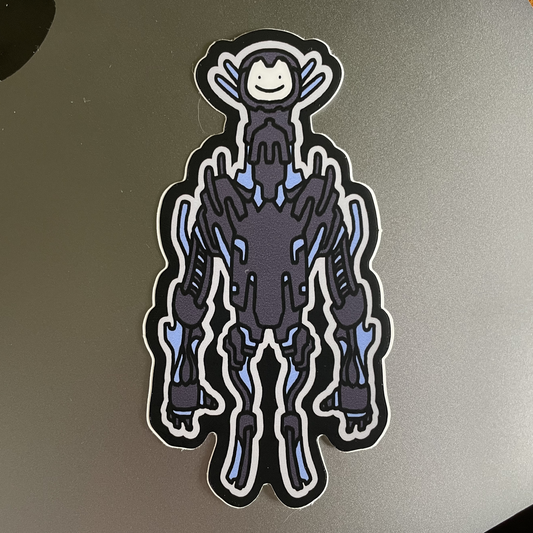 Ektonaut 2 vinyl die cut sticker