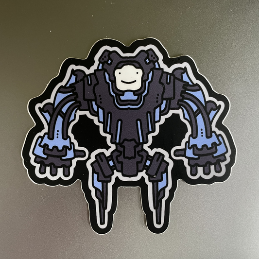 Ektonaut 5 vinyl die cut sticker