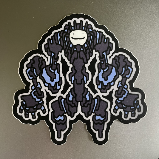 Ektonaut 4 vinyl die cut sticker