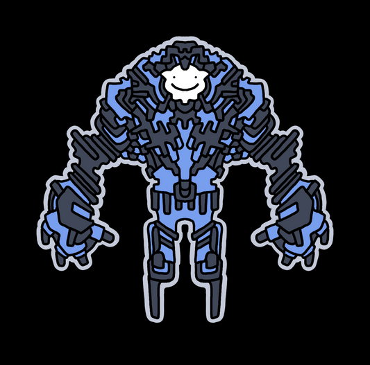 Ektonaut 1 vinyl die cut sticker