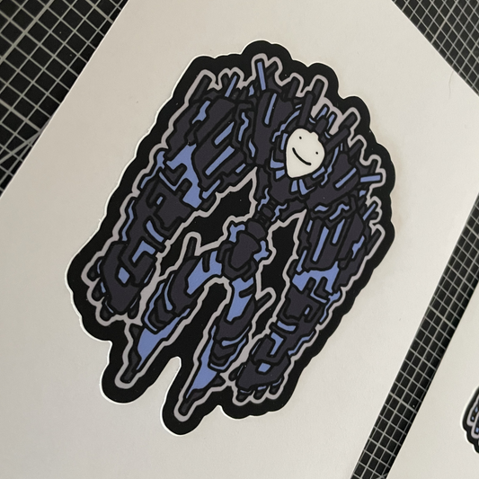 Ektonaut 7 vinyl die cut sticker